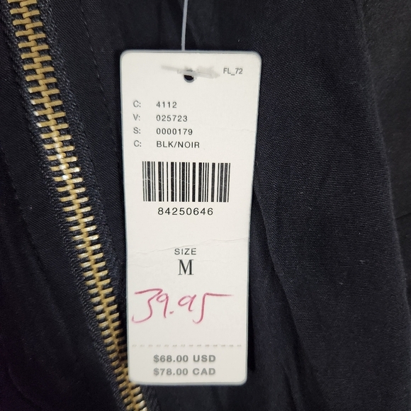 Anthropologie Sunday in Brooklyn black zip crop tank - Picture 4 of 5